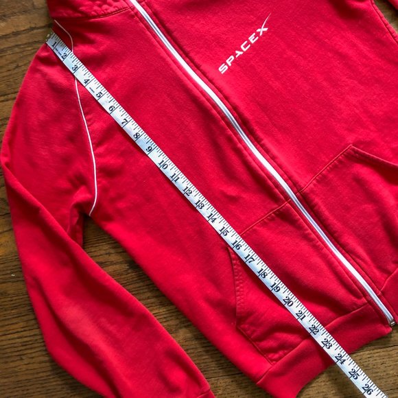 Official SpaceX zip up sweatshirt/jacket Unisex - Picture 4 of 8
